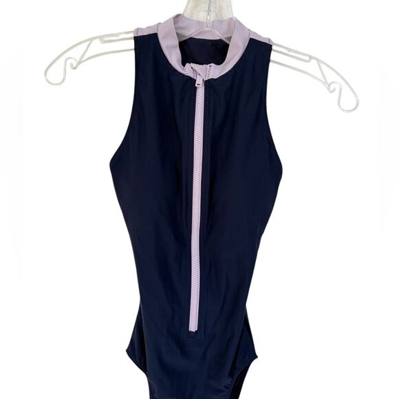 NWOT Sweaty Betty Vista High Neck One Piece Swimsuit - XXS - Picture 2 of 7